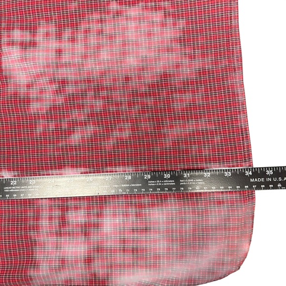 Disney Store Winnie the Pooh Nightshirt L/XL Red Plaid Eeyore Vintage Sleepwear - Picture 6 of 8